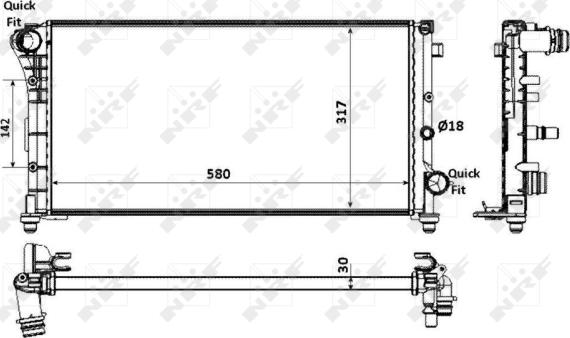 Wilmink Group WG1723221 - Radiators, Motora dzesēšanas sistēma autodraugiem.lv