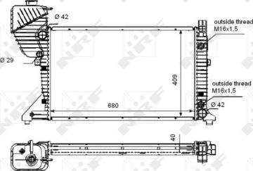 Wilmink Group WG1722949 - Radiators, Motora dzesēšanas sistēma autodraugiem.lv