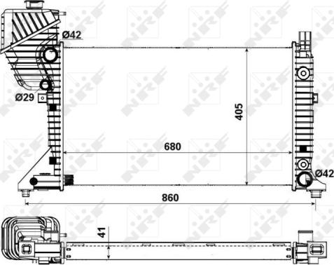 Wilmink Group WG1722950 - Radiators, Motora dzesēšanas sistēma autodraugiem.lv