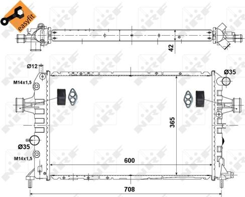 Wilmink Group WG1722952 - Radiators, Motora dzesēšanas sistēma autodraugiem.lv