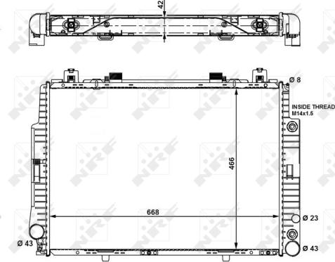 Wilmink Group WG1722919 - Radiators, Motora dzesēšanas sistēma autodraugiem.lv