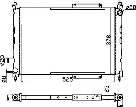 Wilmink Group WG1722925 - Radiators, Motora dzesēšanas sistēma autodraugiem.lv