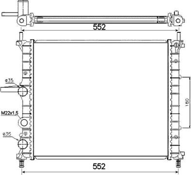 Wilmink Group WG1722448 - Radiators, Motora dzesēšanas sistēma autodraugiem.lv