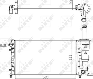 Wilmink Group WG1722443 - Radiators, Motora dzesēšanas sistēma autodraugiem.lv