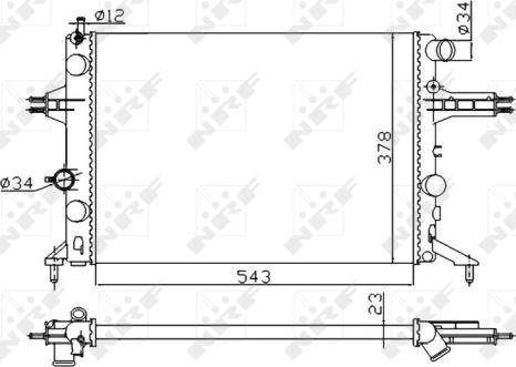 Wilmink Group WG1722465 - Radiators, Motora dzesēšanas sistēma autodraugiem.lv