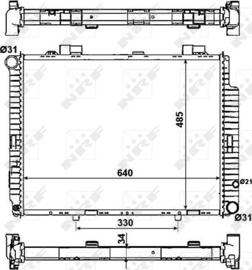 Wilmink Group WG1722599 - Radiators, Motora dzesēšanas sistēma autodraugiem.lv