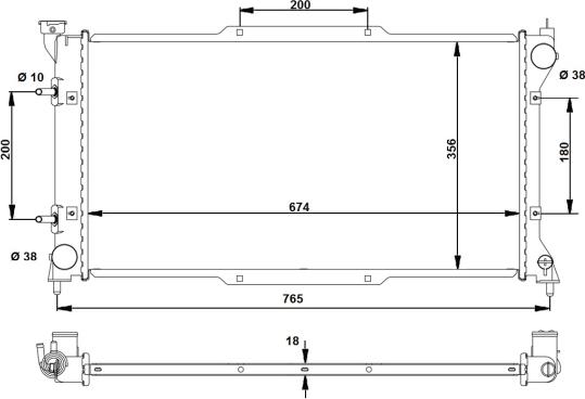 Wilmink Group WG1722598 - Radiators, Motora dzesēšanas sistēma autodraugiem.lv