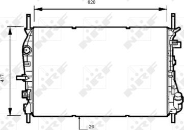 Wilmink Group WG1722561 - Radiators, Motora dzesēšanas sistēma autodraugiem.lv