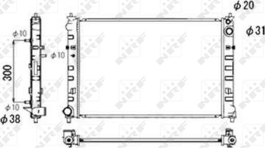 Wilmink Group WG1722512 - Radiators, Motora dzesēšanas sistēma autodraugiem.lv