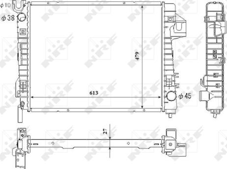 Wilmink Group WG1722536 - Radiators, Motora dzesēšanas sistēma autodraugiem.lv