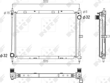 Wilmink Group WG1722577 - Radiators, Motora dzesēšanas sistēma autodraugiem.lv