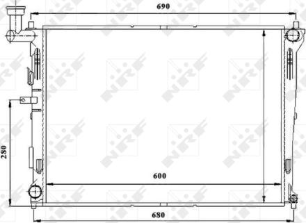 Wilmink Group WG1722650 - Radiators, Motora dzesēšanas sistēma autodraugiem.lv