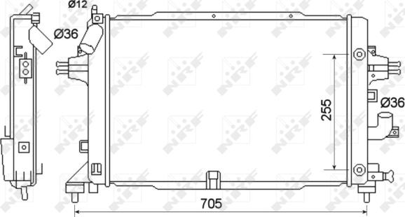 Wilmink Group WG1722081 - Radiators, Motora dzesēšanas sistēma autodraugiem.lv