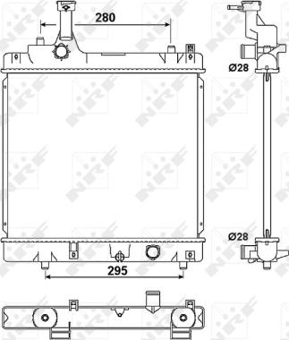 Wilmink Group WG1722020 - Radiators, Motora dzesēšanas sistēma autodraugiem.lv