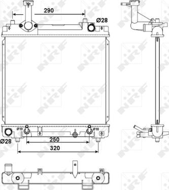 Wilmink Group WG1722021 - Radiators, Motora dzesēšanas sistēma autodraugiem.lv