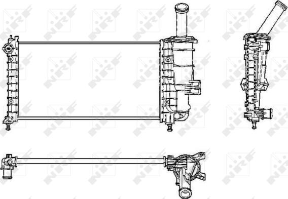 Wilmink Group WG1722151 - Radiators, Motora dzesēšanas sistēma autodraugiem.lv