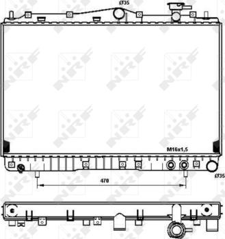 Wilmink Group WG1722166 - Radiators, Motora dzesēšanas sistēma autodraugiem.lv