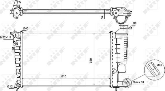 Wilmink Group WG1722890 - Radiators, Motora dzesēšanas sistēma autodraugiem.lv