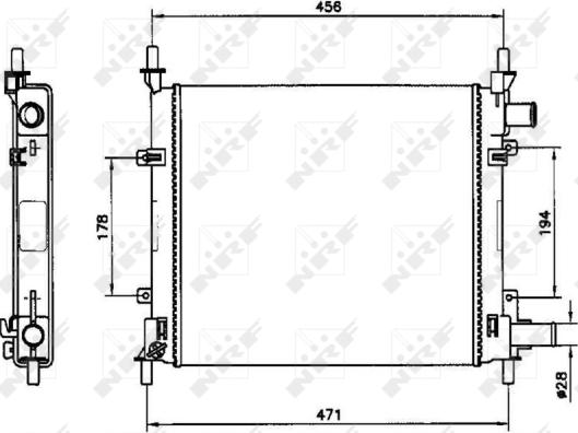 Wilmink Group WG1722845 - Radiators, Motora dzesēšanas sistēma autodraugiem.lv