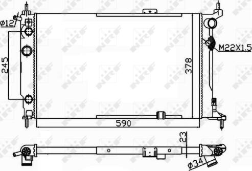 Wilmink Group WG1722836 - Radiators, Motora dzesēšanas sistēma autodraugiem.lv