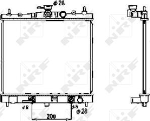 Wilmink Group WG1722356 - Radiators, Motora dzesēšanas sistēma autodraugiem.lv