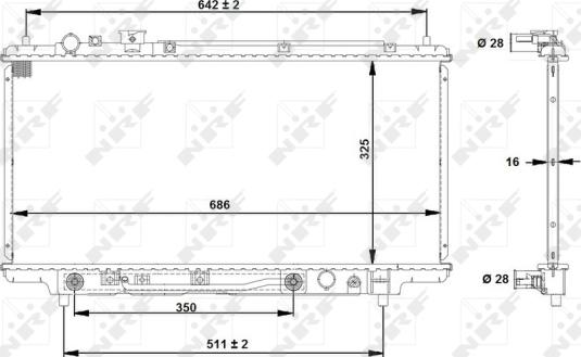 Wilmink Group WG1722385 - Radiators, Motora dzesēšanas sistēma autodraugiem.lv