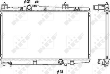 Wilmink Group WG1722330 - Radiators, Motora dzesēšanas sistēma autodraugiem.lv