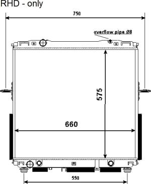 Wilmink Group WG1722250 - Radiators, Motora dzesēšanas sistēma autodraugiem.lv