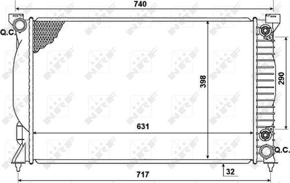 Wilmink Group WG1722763 - Radiators, Motora dzesēšanas sistēma autodraugiem.lv