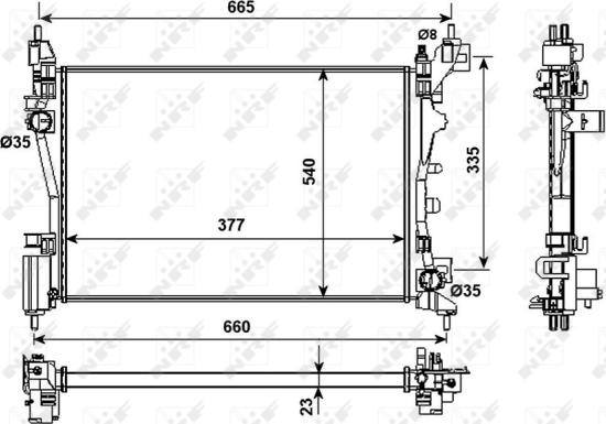 Wilmink Group WG1722784 - Radiators, Motora dzesēšanas sistēma autodraugiem.lv