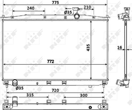 Wilmink Group WG1722739 - Radiators, Motora dzesēšanas sistēma autodraugiem.lv