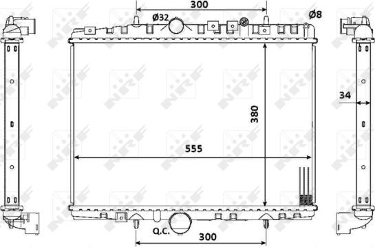 Wilmink Group WG1722738 - Radiators, Motora dzesēšanas sistēma autodraugiem.lv