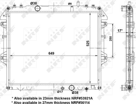 Wilmink Group WG1722720 - Radiators, Motora dzesēšanas sistēma autodraugiem.lv