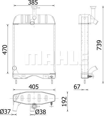 Wilmink Group WG2193149 - Radiators, Motora dzesēšanas sistēma autodraugiem.lv