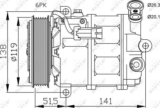 Wilmink Group WG2159413 - Kompresors, Gaisa kond. sistēma autodraugiem.lv