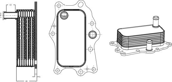 Wilmink Group WG2158878 - Eļļas radiators, Motoreļļa autodraugiem.lv