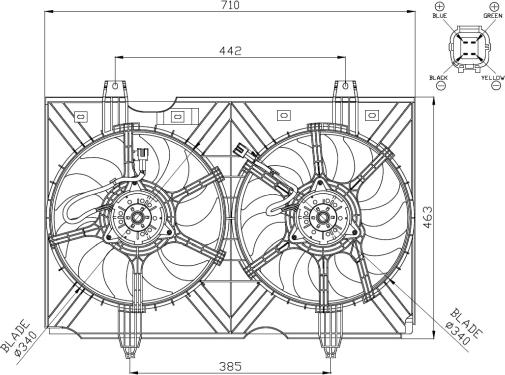 Wilmink Group WG2161762 - Ventilators, Motora dzesēšanas sistēma autodraugiem.lv