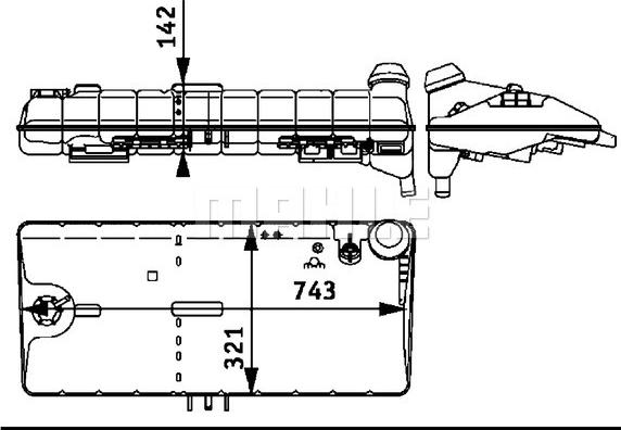 Wilmink Group WG2184404 - Kompensācijas tvertne, Dzesēšanas šķidrums autodraugiem.lv