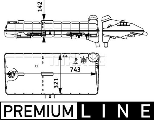 Wilmink Group WG2184403 - Kompensācijas tvertne, Dzesēšanas šķidrums autodraugiem.lv