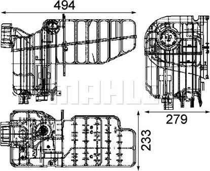 Wilmink Group WG2184407 - Kompensācijas tvertne, Dzesēšanas šķidrums autodraugiem.lv