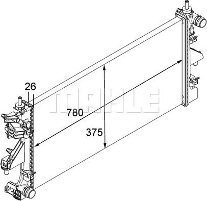 Wilmink Group WG2184091 - Radiators, Motora dzesēšanas sistēma autodraugiem.lv