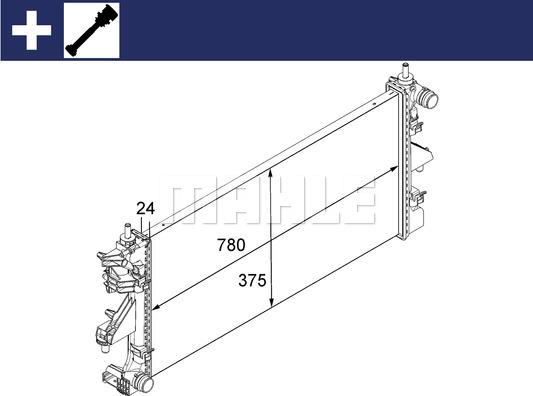 Wilmink Group WG2184093 - Radiators, Motora dzesēšanas sistēma autodraugiem.lv