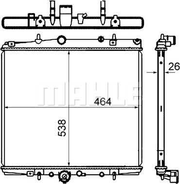 Wilmink Group WG2184064 - Radiators, Motora dzesēšanas sistēma autodraugiem.lv