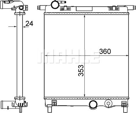 Wilmink Group WG2184039 - Radiators, Motora dzesēšanas sistēma autodraugiem.lv