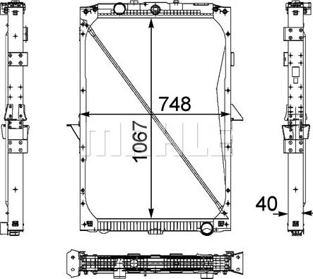 Wilmink Group WG2184028 - Radiators, Motora dzesēšanas sistēma autodraugiem.lv