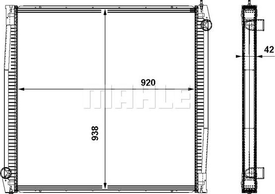 Wilmink Group WG2184075 - Radiators, Motora dzesēšanas sistēma autodraugiem.lv