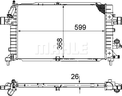 Wilmink Group WG2184142 - Radiators, Motora dzesēšanas sistēma autodraugiem.lv