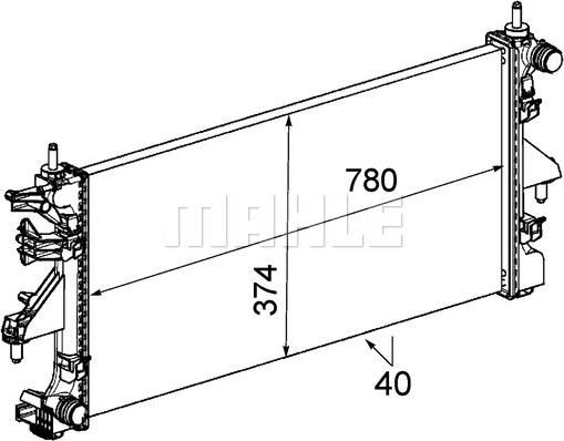 Wilmink Group WG2184101 - Radiators, Motora dzesēšanas sistēma autodraugiem.lv