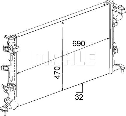 Wilmink Group WG2184136 - Radiators, Motora dzesēšanas sistēma autodraugiem.lv