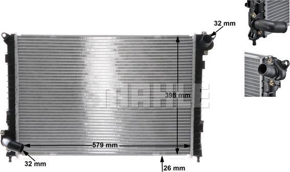 Wilmink Group WG2184179 - Radiators, Motora dzesēšanas sistēma autodraugiem.lv